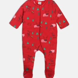 MINI KLUB Infants Boys Printed Pure Cotton Sleepsuit-image-66