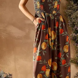 KASSUALLY Printed Basic Jumpsuit image 3