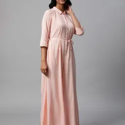 AURELIA Checked Flared Basic Jumpsuit image 5