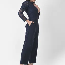 Eavan Self Design Basic Jumpsuit image 3