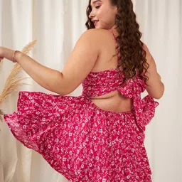 Berrylush Curve Printed with Layered Jumpsuit image 2