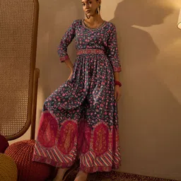 Anouk Printed Basic Jumpsuit-image-1
