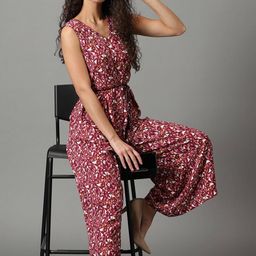 SHOWOFF Geometric Printed Culotte Jumpsuit-16