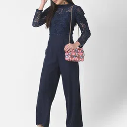Eavan Self Design Basic Jumpsuit image 5