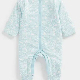 mothercare Boys Conversational Print Pure Cotton Knitted Sleepsuit-image-38