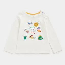 mothercare Infant Girl Print with Applique Pure Cotton Top-image-74