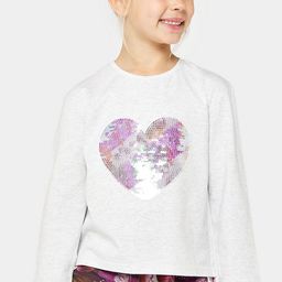 mothercare Girls Reversible Sequins Embellished Pure Cotton Top-picture-18