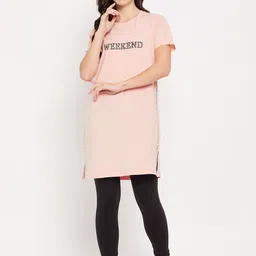 MADAME M SECRET Typography Printed Night Suit-image-61