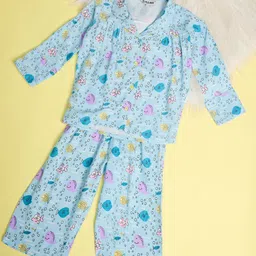 Stylo Bug Girls Floral Printed Night suit-image-28