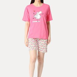 zebu Conversational Printed Pure Cotton Night Suit-image-95