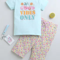 BUMZEE Girls Printed Pure Cotton Night suit-picture-32