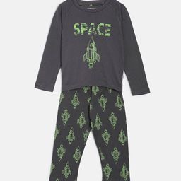 mackly Boys Graphic Printed Pure Cotton Night suit-picture-15