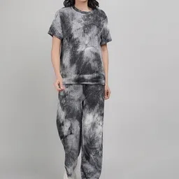 Lugo Printed Top With Trouser Co-Ords Set-picture-3