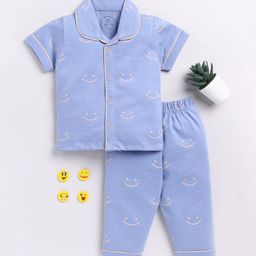 Clt.s Infants Kids Conversational Printed Pure Cotton Night suit-picture-45