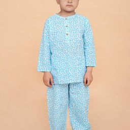 BAESD Boys Conversational Printed Pure Cotton Night suit-27