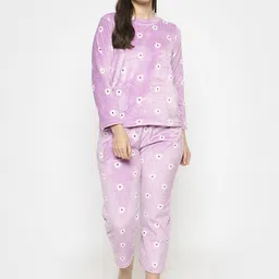 Camey Women Floral Printed Night suit-picture-3