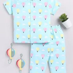 Clt.s Kids Printed Pure Cotton Night suit-image-34