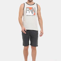 Masculino Latino Men Printed Pure Cotton Night suit-image-64