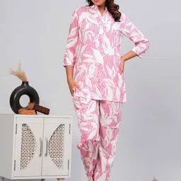 Ichaa Floral Printed Night Suit-picture-19