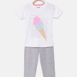 mackly Girls Printed Night suit-image-5
