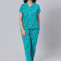 Biglilpeople Conversational Printed Shirt With Pyjamas-picture-1