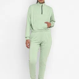OFF LIMITS Mock Collar Mid-Rise Tracksuits-image-53