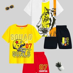 KUCHIPOO Unisex Kids Printed Clothing Set-image-4