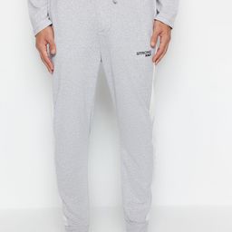 Trendyol Men Solid Pyjama Set-7