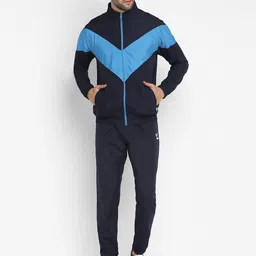 Yuuki Colorblocked Mock Collar Tracksuits-image-96
