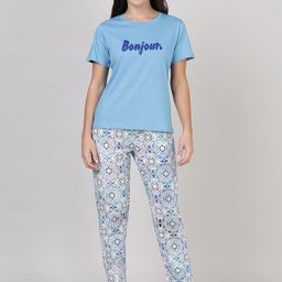 mackly Typography Printed Night Suit-picture-37