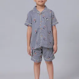 Biglilpeople Boys Graphic Printed Shirt With Shorts-picture-44