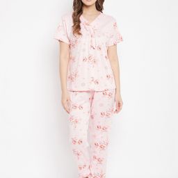 Camey Women Peach Night suits-picture-22