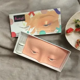 Silicone Eye Makeup Practice Board Face Makeup Practicing Hair Extension-image-22