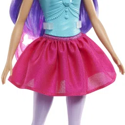 Dreamtopia Fairy Doll (11.5-in, Purple Hair) Wearing Skirt,Clip-On Wings & Tiara-image-32