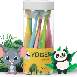 Kids Cartoon Toothbrush With Cap | Dental Floss Kids Toothbrushes with Jar Soft Toothbrush-picture-17