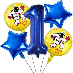 poptheparty Printed 1st Birthday Decoration - Game On Theme Balloon Decoration For Kids Parties Balloon-picture-37