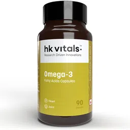 HK VITALS Omega 3 1000mg Fish Oil With EPA & DHA - 90 Capsules image 1