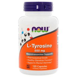 Now L-Tyrosine (500mg),  120 capsules -23
