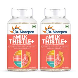 Dr. Morepen Milk Thistle+ (Pack of 2),  60 capsules -12