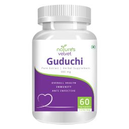 Natures Velvet Guduchi Pure Extract (500 mg),  60 capsules -image-8