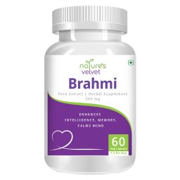 Natures Velvet Brahmi Pure Extract (500 mg),  60 capsules -image-83