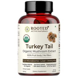 Rooted Active Naturals Turkey Tail Organic Mushroom Extract, 60 veggie capsule(s)-17