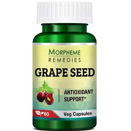 Morpheme Remedies Grape Seed Extract (500 mg),  60 veggie capsule(s) -13