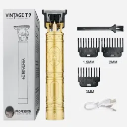 aizmart Hair Clipper T-Blade Men's Grooming Shaving Machine with 4 Guide Combs Trimmer 60 minRuntime 0 Length Settings-image-2
