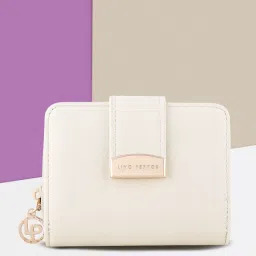 Women Casual White Artificial Leather Wallet-image-31