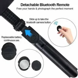 XITARA Bluetooth Extendable Selfie Stick with Wireless Remote and Tripod Stand Tripod, Monopod image 4