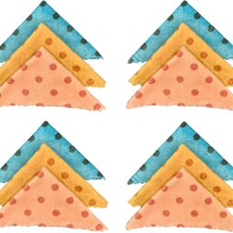 Johnnie Boy handkerchief for Women, Girls, Ladies, Kids Towel Soft dots design multicolor ["Multicolor","Blue","Pink","Yellow"] Handkerchief-picture-15