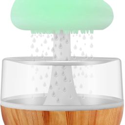 Cloud Rain Diffuser, Cloud, Raindrop Humidifier, Mushroom Waterfall Lamp Table Lamp-image-54