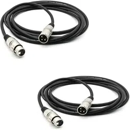 3 Meter XLR Cable for Condenser Microphone Male to Female Connector 100% Pure Audio Connector Cabel-image-8