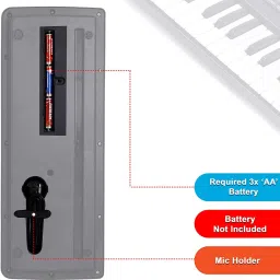 toyvala BF-430 37 Key Piano Keyboard Toy with Power Option, Recording and Mic, Electronic Piano Keyboard Multi-Function Portable Piano Keyboard Analog Portable Keyboard image 3
